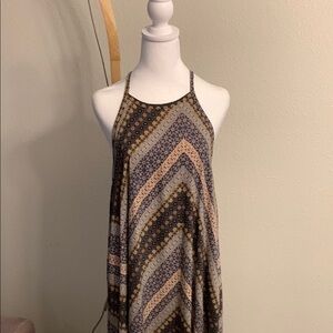 Final Touch Multicolor Patterned Dress